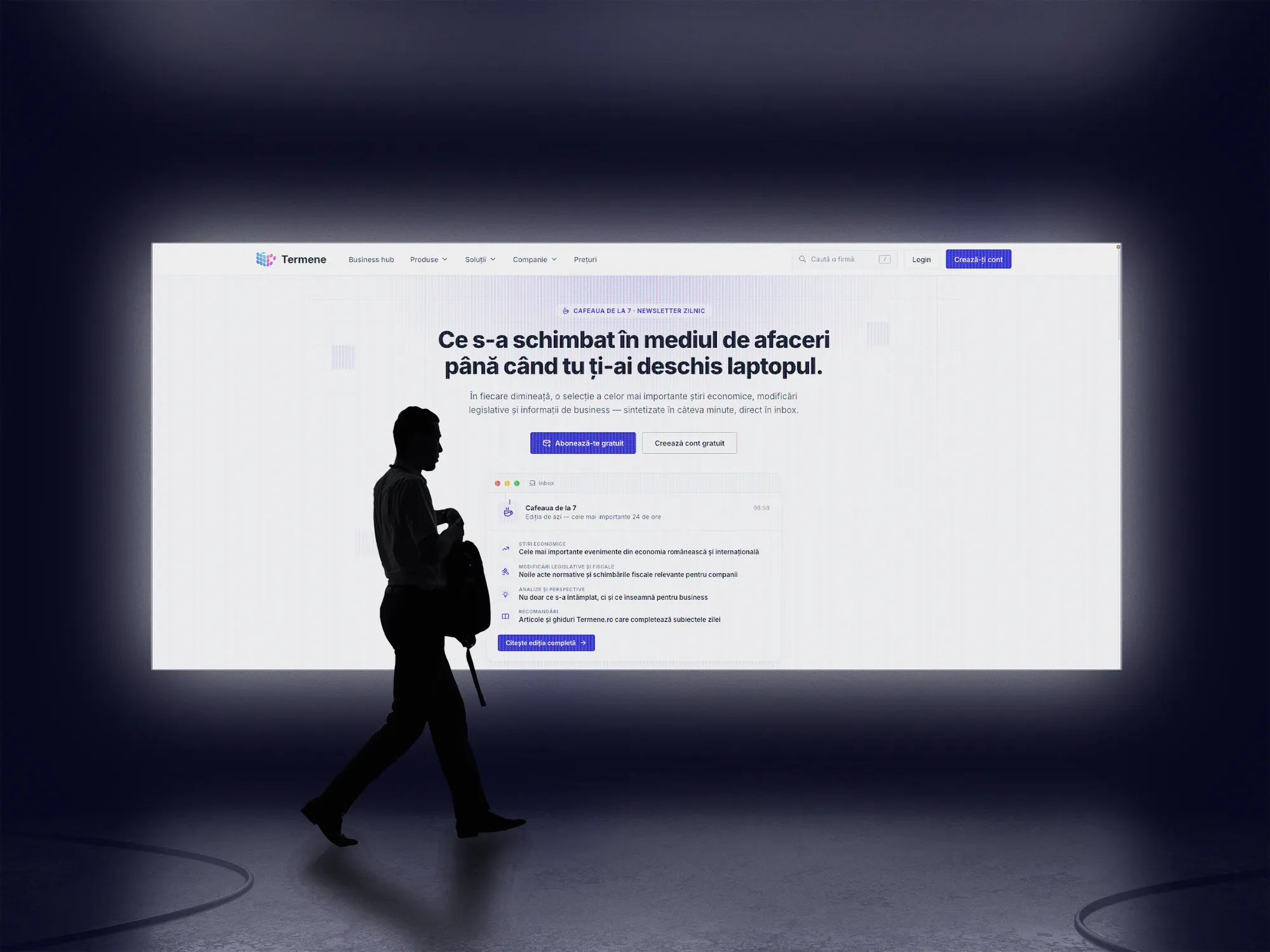 Newsletterul „Cafeaua de la 7": știrile economice ale dimineții, sintetizate în inbox