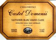 CASTEL DOMENII SAUVIGNON BLANC GRAND CLASSE
