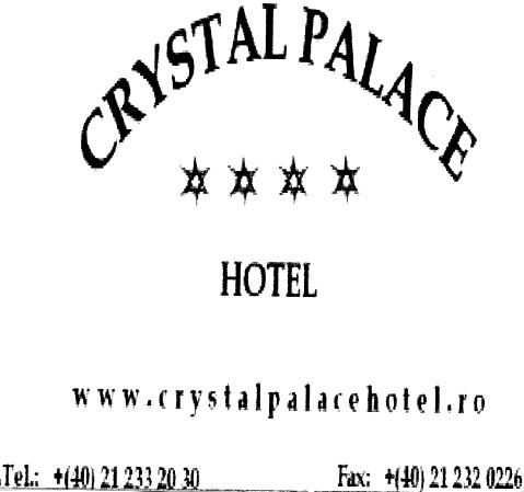 CRYSTAL PALACE HOTEL WWW CRYSTALPALACEHOTEL RO