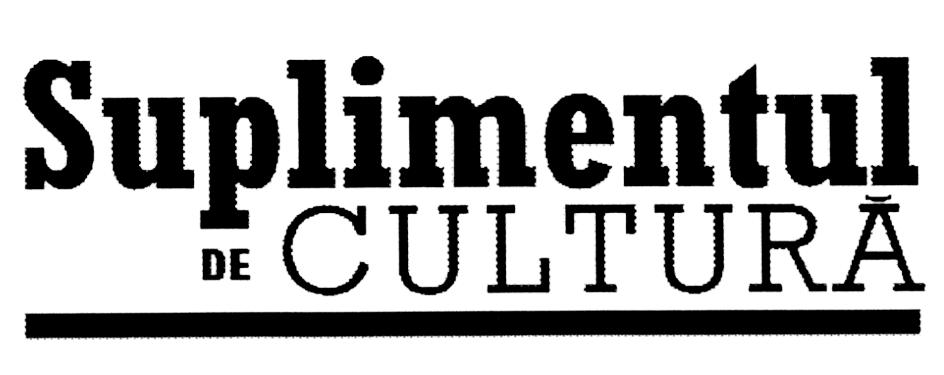 SUPLIMENTUL DE CULTURĂ