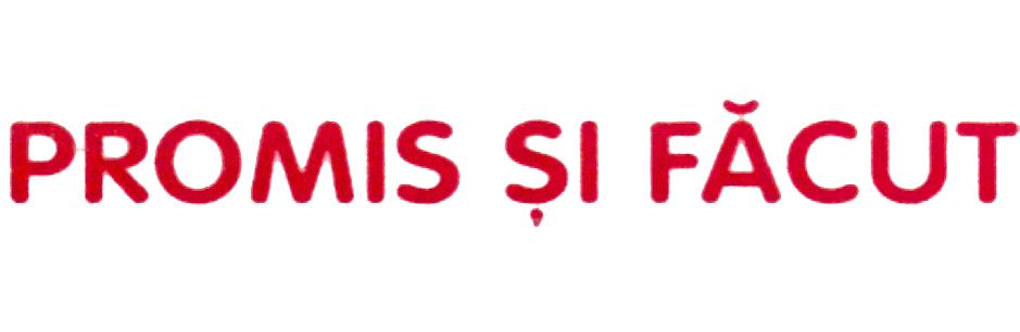 PROMIS SI FĂCUT