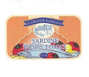 LA GRANDE FAMIGLIA SARDINE ÎN SOS TOMAT