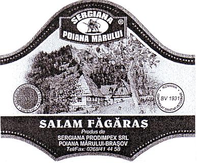 SERGIANA POIANA MARULUI SALAM FAGARAS