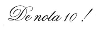 DE NOTA 10 !
