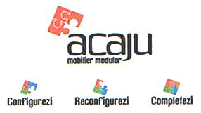 ACAJU MOBILIER MODULAR CONFIGUREZI RECONFIGUREZI COMPLETEZI