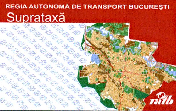 REGIA AUTONOMA DE TRANSPORT BUCURESTI SUPRATAXA RATB