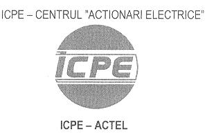 ICPE - CENTRUL ACŢIONĂRI ELECTRICE ICPE - ACTEL