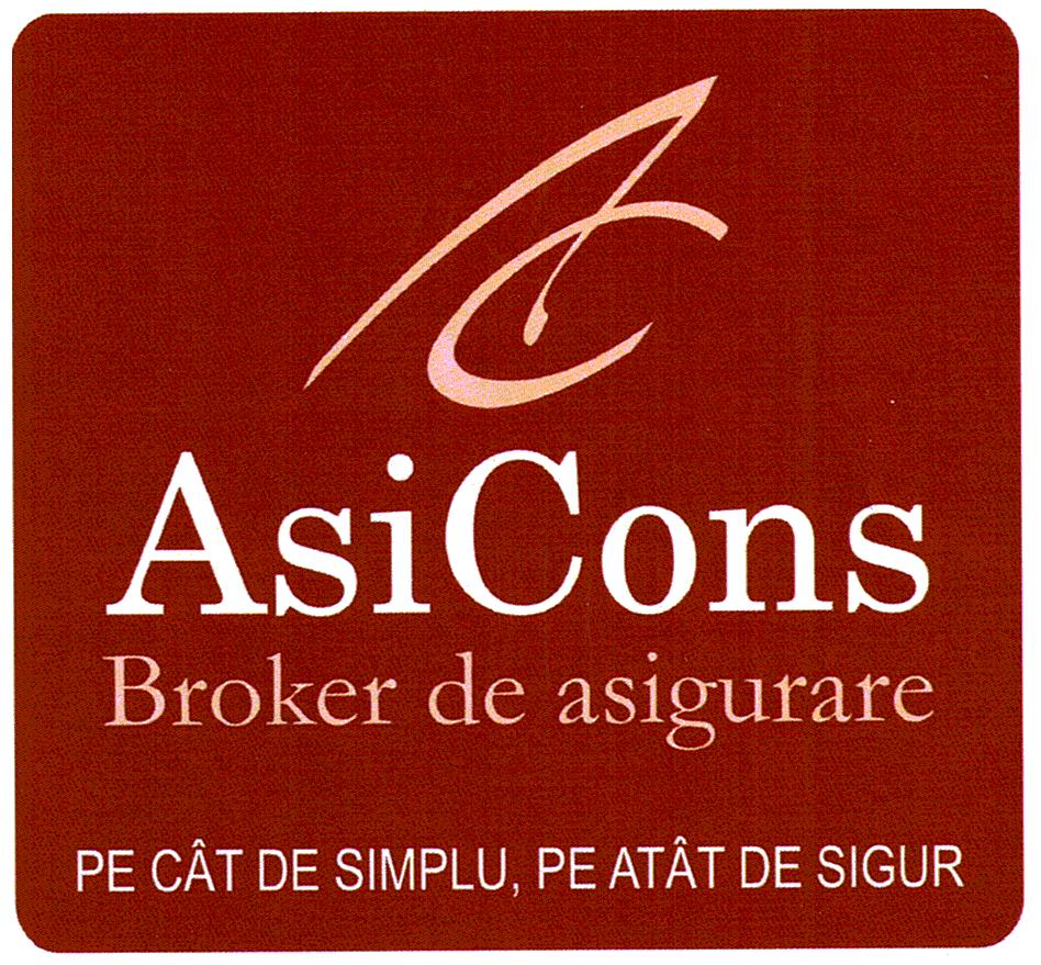 AsiCons Broker de asigurare PE CÂT DE SIMPLU, PE ATÂT DE SIGUR
