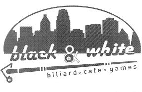 black & white biliard cafe games