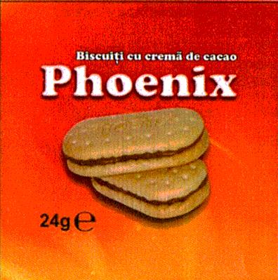 Biscuiţi cu cremă de cacao PHOENIX