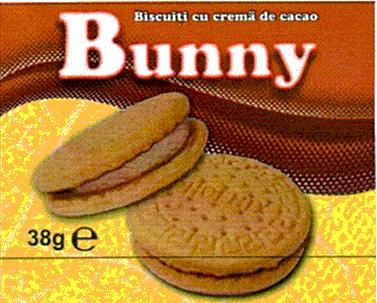 Biscuiţi cu crema de cacao BUNNY