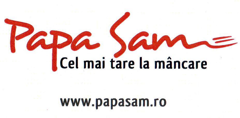 Papa Sam Cel mai tare la mâncare www.papasam.ro