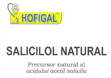 HOFIGAL SALICILOL NATURAL Precursor natural al acidului acetil salicilic