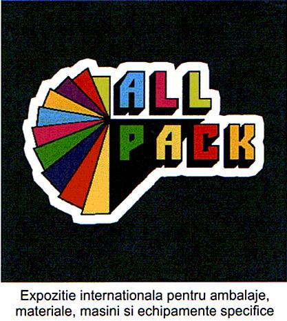ALL PACK Expozitie internationala pentru ambalaje, materiale, masini si echipamente specifice