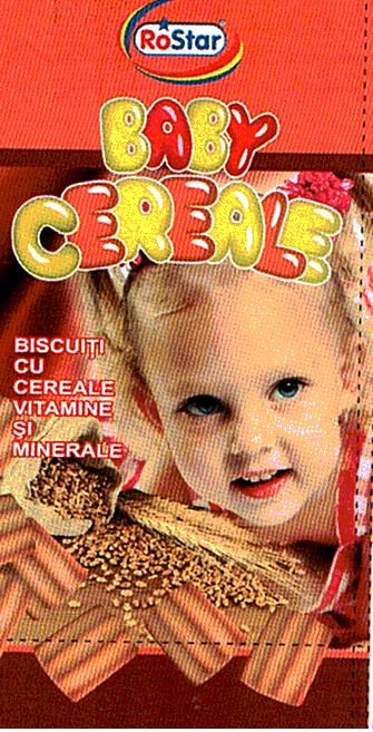 RoStar BABY CEREALE BISCUIŢI CU CEREALE VITAMINE SI MINERALE