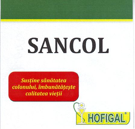 SANCOL HOFIGAL Susţine sănătatea colonului, îmbunătăţeşte calitatea vieţii