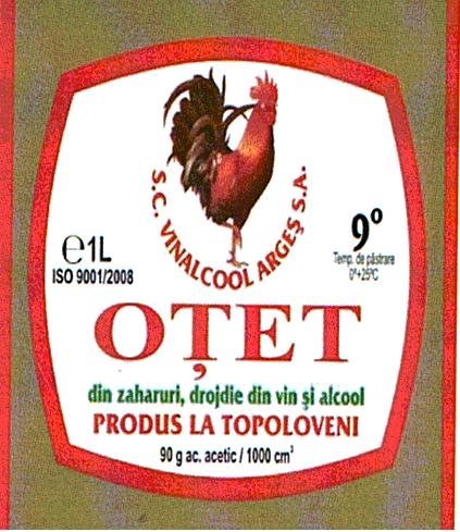 SC VINALCOOL ARGES SA OŢET PRODUS LA TOPOLOVENI