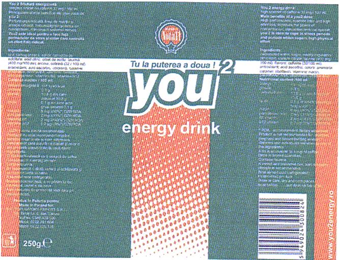 you 2 energy drink Tu la puterea a doua!