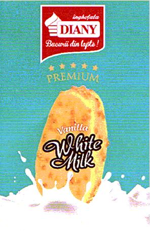 îngheţata DIANY Bucurii din lapte! PREMIUM Vanilla White Milk
