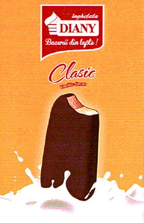 îngheţata DIANY Bucurii din lapte! Clasic Vanilie Cacao