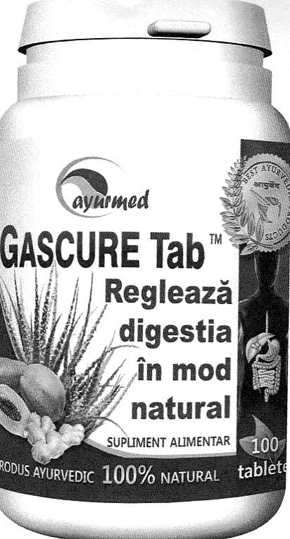 ayurmed Gascure Tab Reglează digestia în mod natural