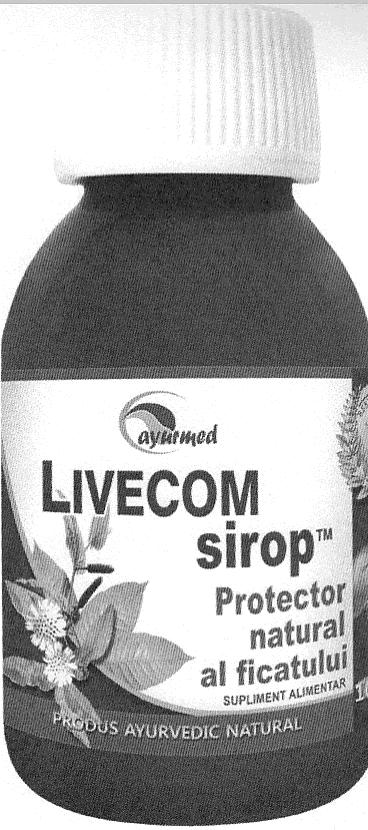 ayurmed LIVECOM sirop natural al ficatului