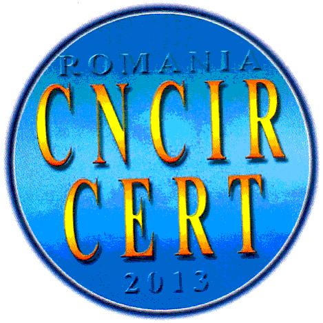 ROMANIA CNCIR CERT 2013