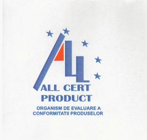 ALL CERT PRODUCT ORGANISM DE EVALUARE A CONFORMITĂŢII PRODUSELOR