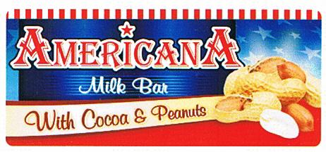 AMERICANA Milk Bar With Cocoa & Peanuts