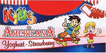 KIDS AMERICANA Yoghurt - Strawberry