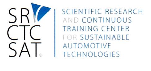 SR CTC SAT SCIENTIFIC RESEARCH AND CONTINUOUS TRAINING CENTER FOR SUSTAINABLE AUTOMOTIVE TECHNOLOGIES
