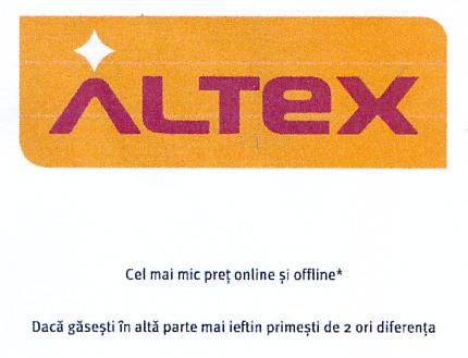 ALTEX Cel mai mic preţ online şi offline* Dacă găseşti în altă parte mai ieftin primeşti de 2 ori diferenţa
