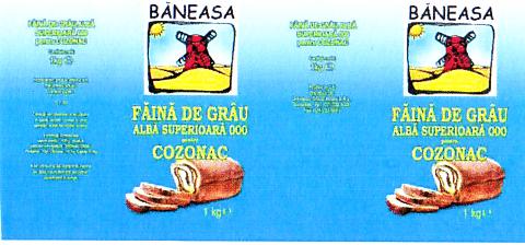 BĂNEASA; FĂINA DE GRÂU ALBĂ SUPERIOARĂ 000 PENTRU COZONAC