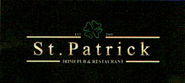 St. Patrick IRISH PUB & RESTAURANT EST 2009