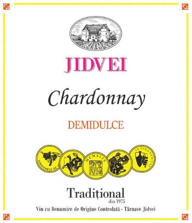 JIDVEI Tradiţional Chardonnay DEMIDULCE
