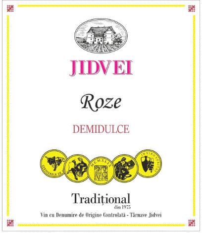 JIDVEI Tradiţional Roze DEMIDULCE