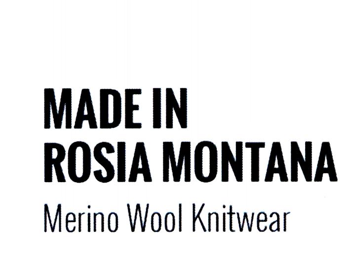 MADE IN ROSIA MONTANA Merino Wool Knitwear