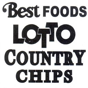 Best FOODS LOTTO COUNTRY CHIPS