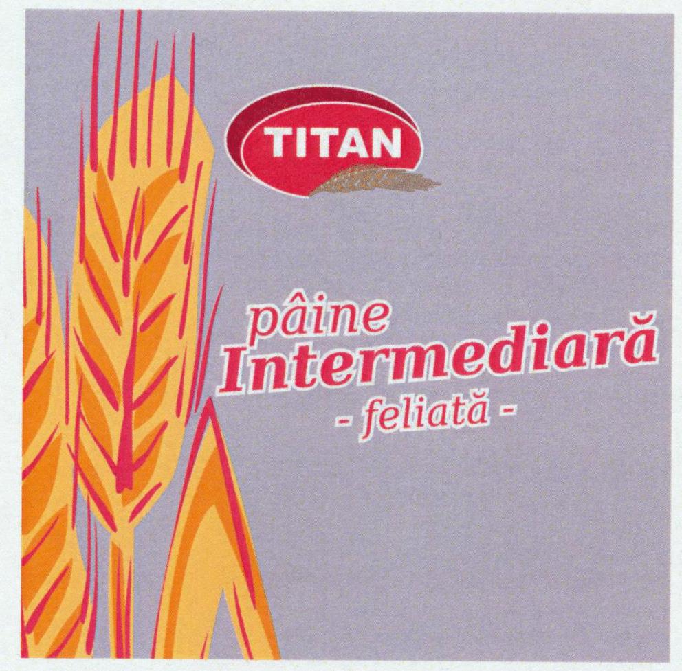 TITAN pâine Intermediară feliată