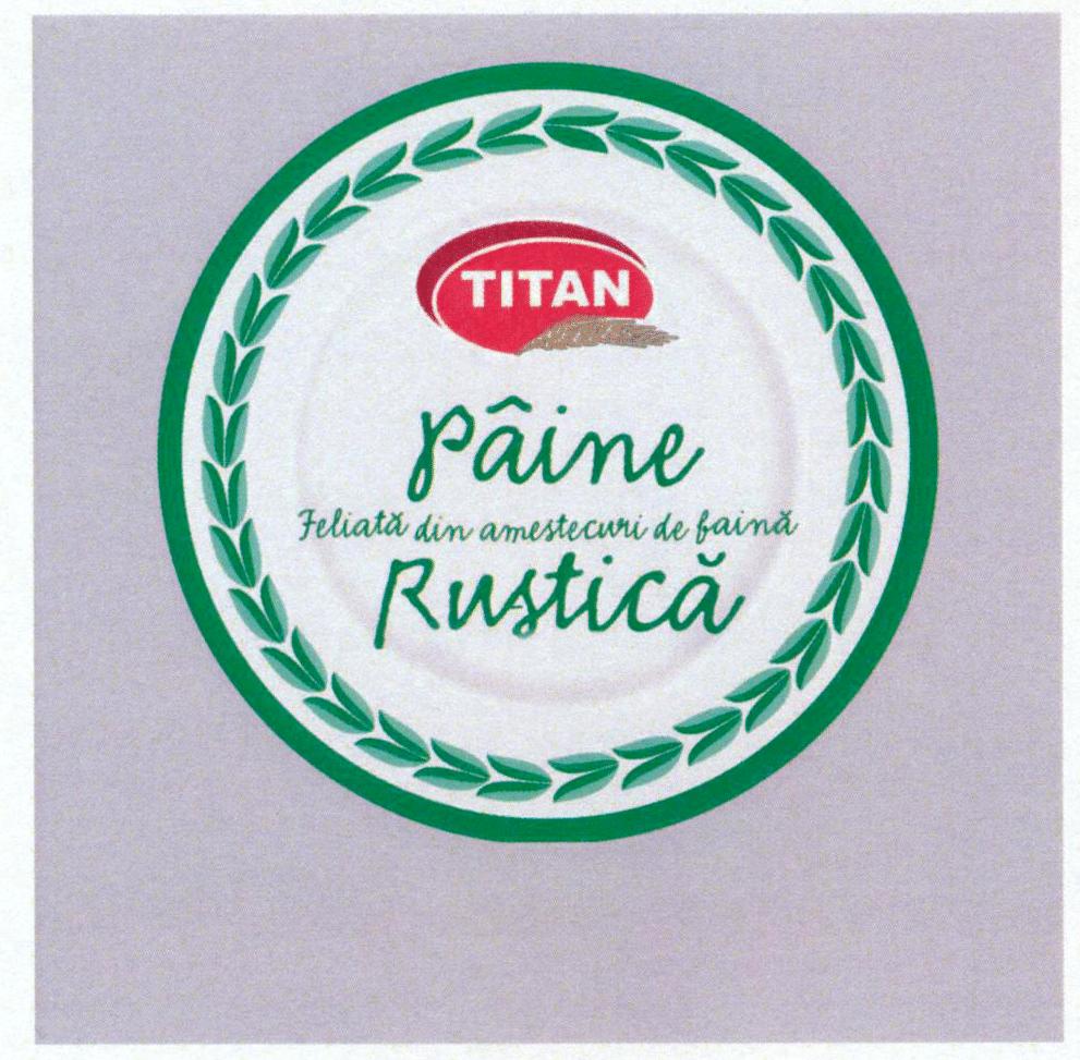 TITAN Pâine Rustică feliată din amestecuri de faină