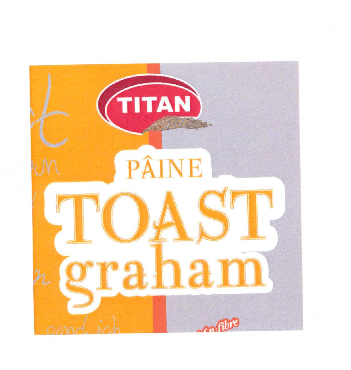 TITAN PÂINE TOAST graham
