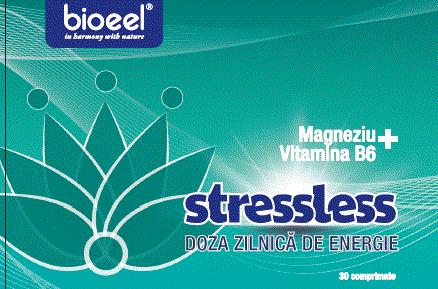 bioeel in harmony with nature Magneziu + Vitamina B6 stressless DOZA ZILNICĂ DE ENERGIE