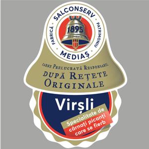 FABRICĂ SALCONSERV PATRIMONIU MEDIAȘ Virșli Specialitate de cârnați picanți care se fierb