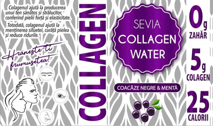 SEVIA COLLAGEN WATER COACĂZE NEGRE & MENTĂ COLLAGEN Hrănește-ți frumusețea!