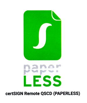S paper LESS certSIGN Remote QSCD (PAPERLESS)