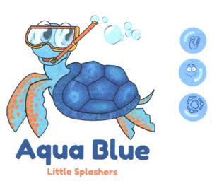 Aqua Blue Little Splashers