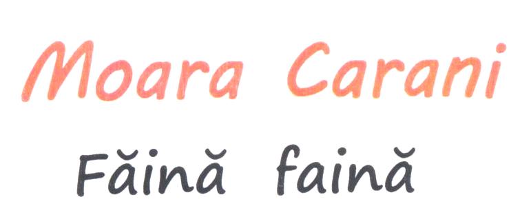 Moara Carani Făină faină