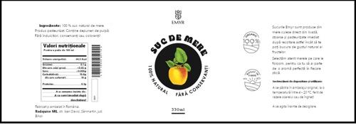 EMYR SUC DE MERE 100% NATURAL FĂRĂ CONSERVANŢI