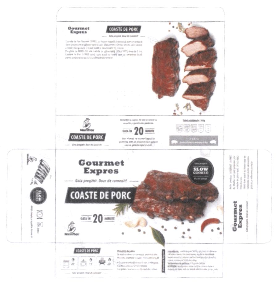 MARIFLOR Gourmet Expres COASTE DE PORC Gata pregătit. Doar de rumenit!