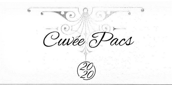 Cuvée Pacs 2020